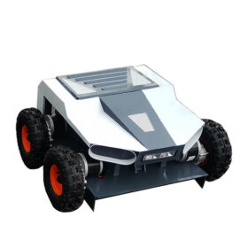 Remote controlled electric lawn mower