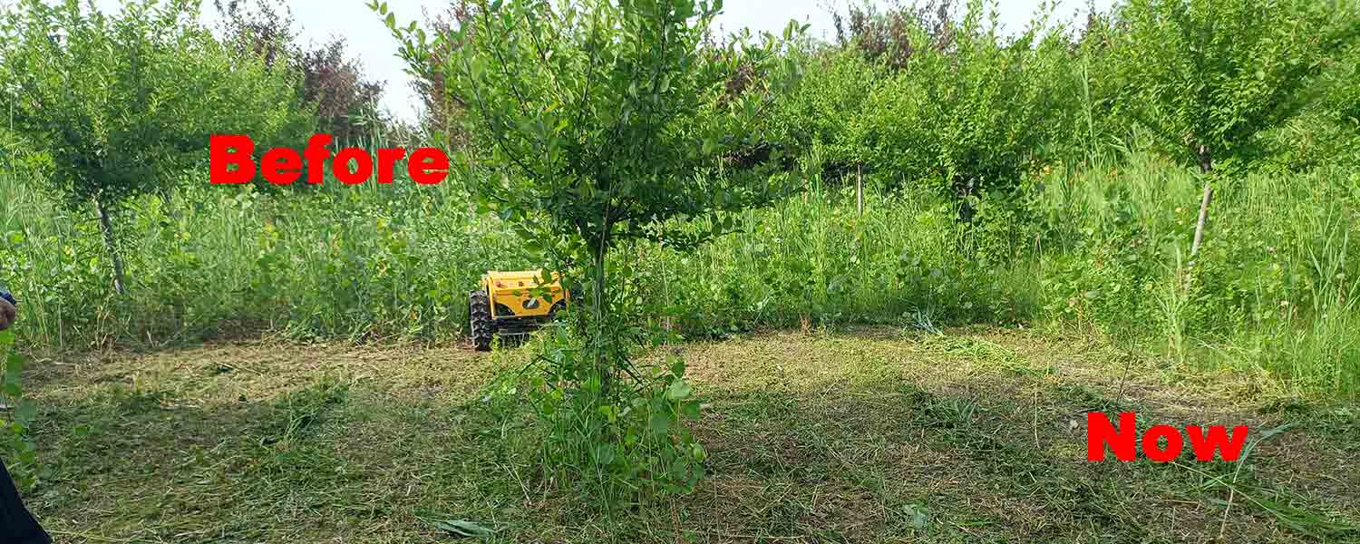 Kosiarka Spalinowa Zdalnie Sterowana - Kosiarki Zdalnie Sterowane - 1